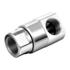 Hicarer 3/4 Inch NPT Heavy Duty Hose Reel Swivel 5000 Psi Heavy Duty Hose Reel Swivel Compatible with Home and Industrial Steel Hose Reel