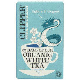(2 Pack) - Clipper - Organic White Tea | 26 Bag | 2 PACK BUNDLE