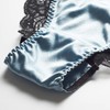 SilRiver Bragas de satén de seda para mujer, ropa interior