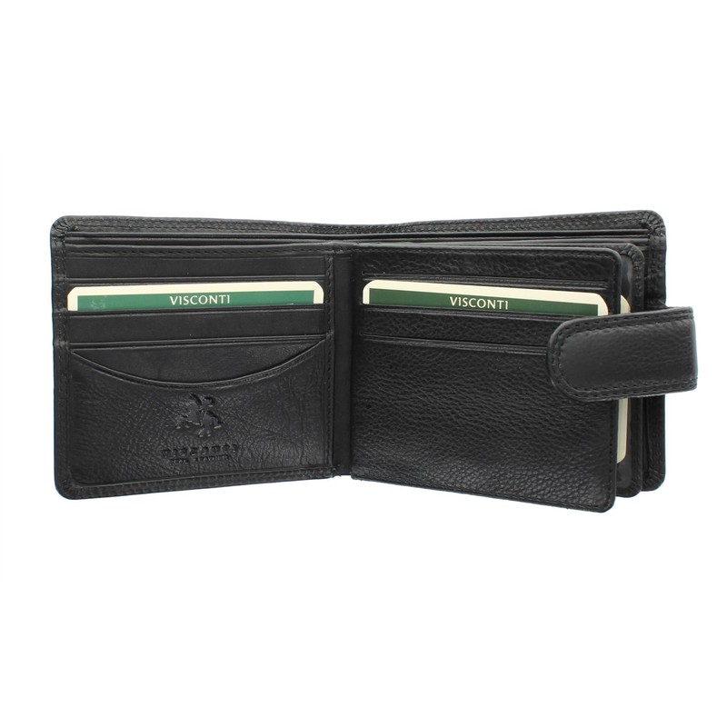 Visconti Heritage Collection STRAND Leather Wallet with Tab Closure RFID