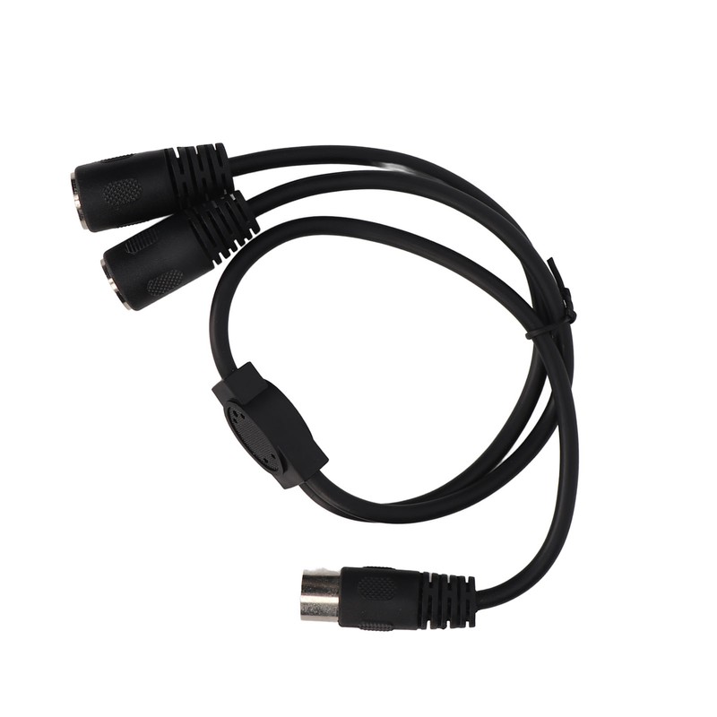 DIN 4PIN to 2DIN 4PIN Adapter Cable Professional Male to