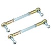 X AUTOHAUX 2pcs M8 120mm Steering Tie Rod for 50cc