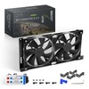 12V RV Fridge Vent Cooling Fan 5.5" (140mm), Adjustable Speed