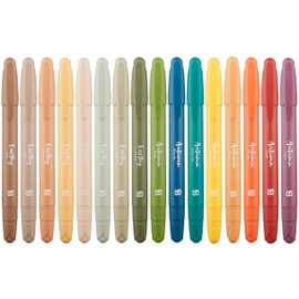 BLIEVE - Bible Highlighters No Bleed, Cute Bible Journaling School Supplies, 16 Pack Assorted Colors, Study Gel Highlighters Set And Bible Accessories (Autumn + Earthy)