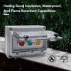 APIELE IP67 Outdoor Waterproof Button Switch Box Green/Red/Yellow Instantaneous Button