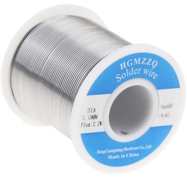 HGMZZQ HGMZZQ 60/40 Tin Lead Solder Wire with Rosin for Electrical Soldering 0.039inch (1.0mm-1lb)