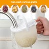 Rice Washer, Rice Washer Strainer Bowl Rice Cleaner Bowl Rice