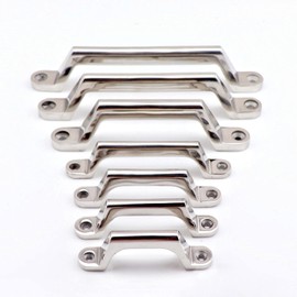Multiple Size Heavy Duty Stainless Steel 304 Door Hatch Cabinet Handrail Lift Handle Grab Handle/Hand Rail for Yacht/RV/Bathroom/Industrial Equipment- 1Pack (Hole Centers:180MM)