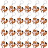 KeeStar 24 Pack Squirrel Keychains Party Favors for Jungle Animal