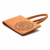 Wachifudo Dayan Cat Dayan Genuine Leather Vertical Folding Pass Case,