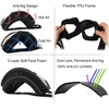 OUTDOOR SPARTA Adult Ski Goggles (3.Black Frame, Full Lens Mirrored