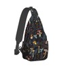 Vasietrng Mushroom Gifts Mushroom Backpack Crossbody Bag Sling Bag for