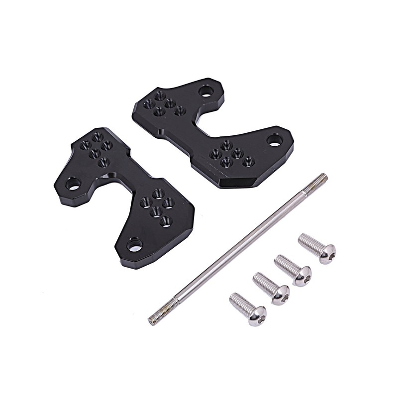 J'z court Yamaha Motorcycle Backstep Up 5 Position Plate Aluminum