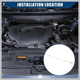 RATCHROLL No.CY01-10-450A / Engine/Oil Dipstick for for Mazda 6 2009-2013 for Mazda CX-9 2007-2015 / Oil Level Dipstick/Durable/Metal / 1 Pc/Silver Tone Replacement Car Parts