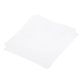 sourcing map White ABS Plastic Sheet 8 x 8 x 0.02 Inch for Building Model, DIY Crafts, Panel, Pack of 2 Pcs
