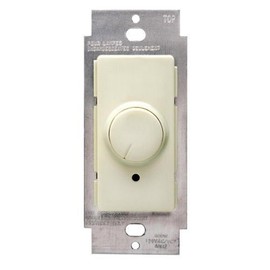 Leviton R03-RPI06-1LA Decora 600-Watt SP and 3 Way Rotary Dimmer, Almond