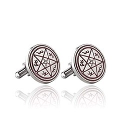 Heide Pentagramn Metal Cufflinks Cuff Links