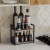 Giikin Countertop Shelf Organizer, 2 Tier Kitchen Spice Rack Organizer
