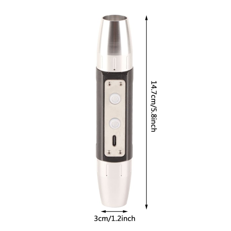 Natudeco Jewellery Flashlight, USB Jade Identification Torch, Bright Jade Rating