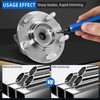 CEOTIS Hand deburring tool set, 11 replacement blades, universal deburring
