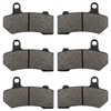 Front and Rear Brake Pads for Harley Road Glide 2008-2021,