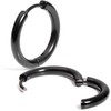 Seiya International Ring Hoop Earrings, Unisex, Korean, Both Ears, 18G,