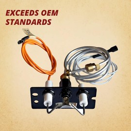 Pellethead HHT 2090-012 IPI Standing Natural Gas Pilot Assembly for HHT, Heat N Glo, Heatilator, Quadra-Fire, Outdoor & Majestic, SRV2090-012, 2198-012