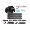 GMC 6PCS Matte black Door Rear Elevation Sierra Bed X31