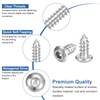 sourcing map Hex Socket Self Tapping Screws, M3 x 6mm