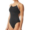 TYR Women's Hexa Cutoutfit Swimsuit, Black/White, 30