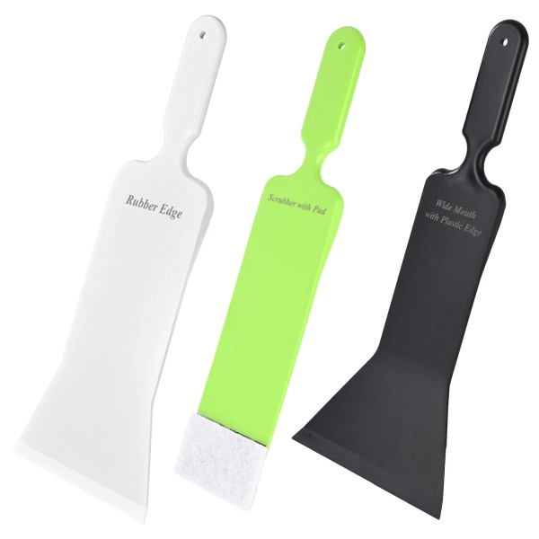 Unbranded 3 pcs Bulldozer Squeegee Scrubber Paddle Scraper, PPF Windshields