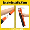 PIRIPARA 30 Inches Pickaroon Logging Tool, Hookaroon Log Roller Forestry