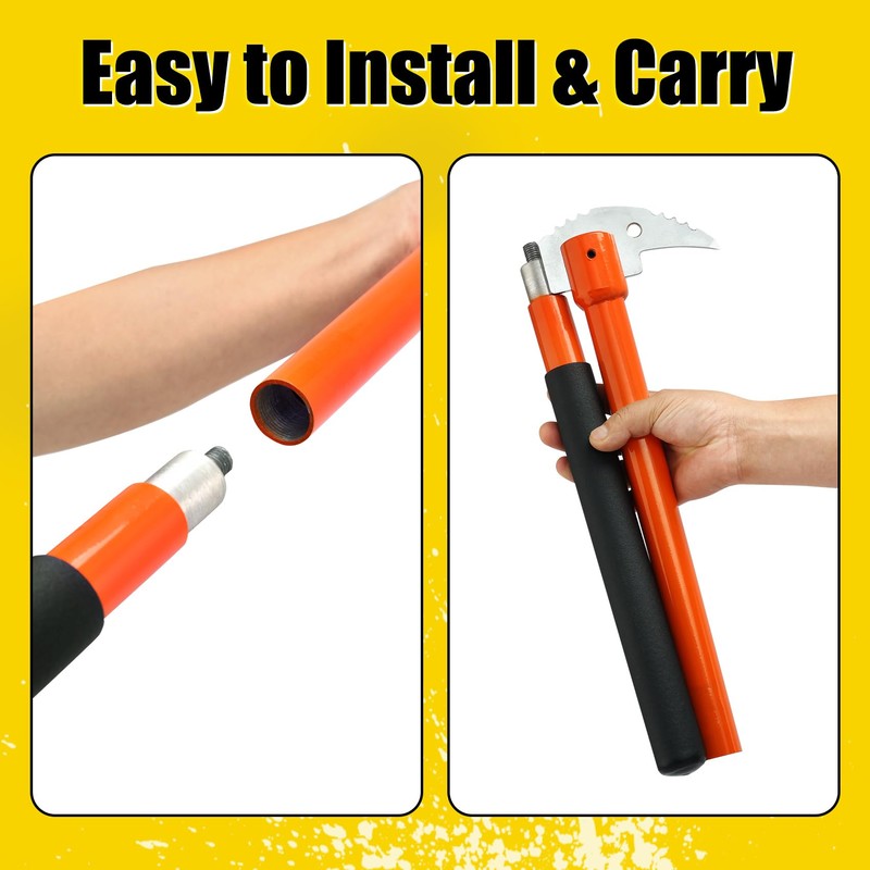 PIRIPARA 30 Inches Pickaroon Logging Tool, Hookaroon Log Roller Forestry