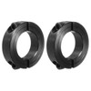 QUARKZMAN Wave Ring 1 1/8 Inch Bore Double Split Carbon