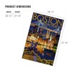 Lantern Press 1000 Piece Jigsaw Puzzle, Boston, Massachusetts, Skyline at