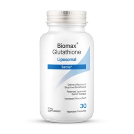 Glutathione Liposomal – Advanced Antioxidant Supplement with Setria for Cellular Health & Detoxification Support – High Absorption – 30 Vegan Capsules
