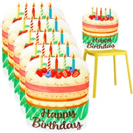 6 Pcs Birthday Chair Cover for Classroom Happy Birthday Seat Cover for School Birthday Party Decorations