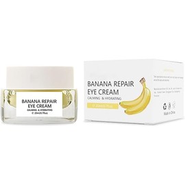 Banana Bright Eye Cream, Anti Aging Eye Cream with Squalane Dark Circle Under Eye Cream for Puffiness & Bags Moisturizing Firming & Wrinkle Repair Eye Treatment for Women & Men - 0.71 Fl Oz