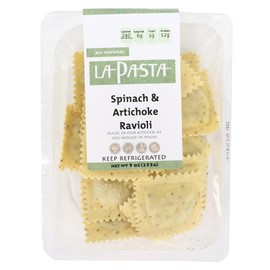 La Pasta Artichoke & Spinach Ravioli (Case of 8)