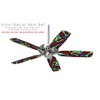 Crazy Dots 04 - Ceiling Fan Skin Kit fits most