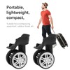 luggage replacement wheels,1Pair Suitcase Wheels Universal Wheel,Mute Connected Wheels, Suitcase