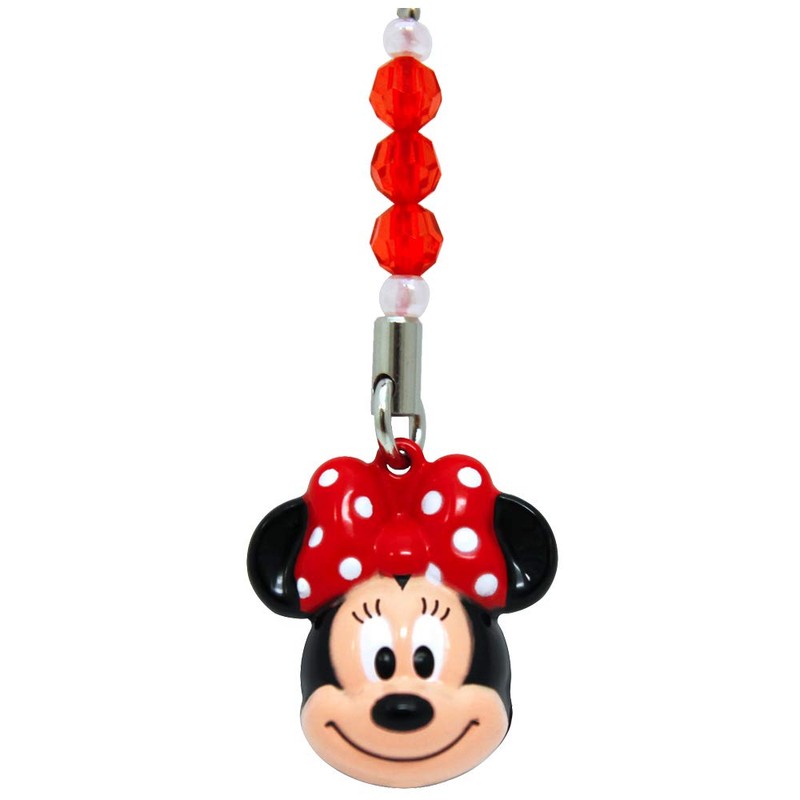 ミニーマウス 鈴 ス トラップ　携帯ストラップ ディズニーリゾート限定 グッズ