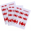 NEGNME 3 PCS Canada Flag Sticker Canadian Decal in Multiple