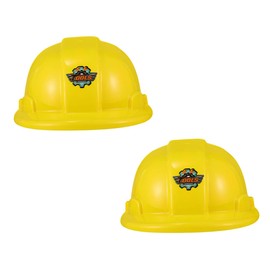 BESTonZON 2pcs Tool Hat Toddler Construction Hat Caps Hard Hats Construction Accessories Plastic Cosplay Child
