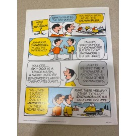 Ski-Doo Vintage New NOS Ski-Doo Coloring Book Copyright 1970 - New .