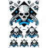 Skull Bones Bone Skull Weapon Sticker Film Weatherproof 1 Sheet