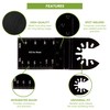 BLOSTM Wood Cutter Saw Blades 15 Pack - 35mm Multi