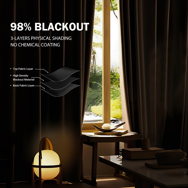 cbsroro Room Divider Curtains Ceiling Curtain Track Sets Blackout Curtains