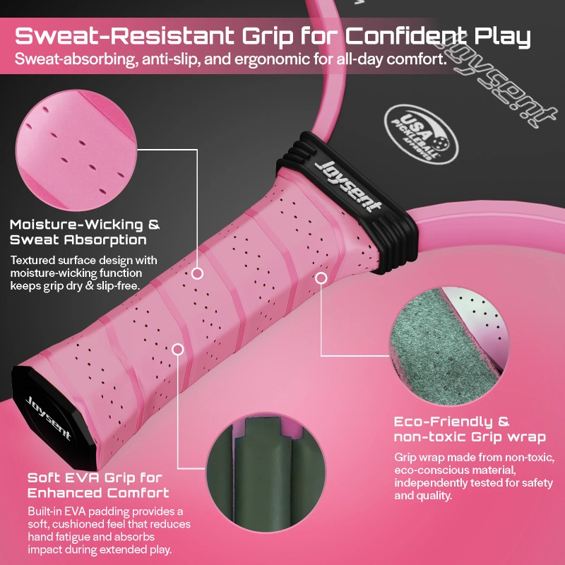 T300 Carbon Fiber Pickleball Paddle With 14mm PP Honeycomb USAPA