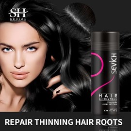 Sevich Hair Keratin Fibres - Verdickendes Haarpuder für Haarausfall oder dünner werdendes Haar, 5 Sekunden Deckkraft, Haarpuder für Männer und Frauen, (hellblond)